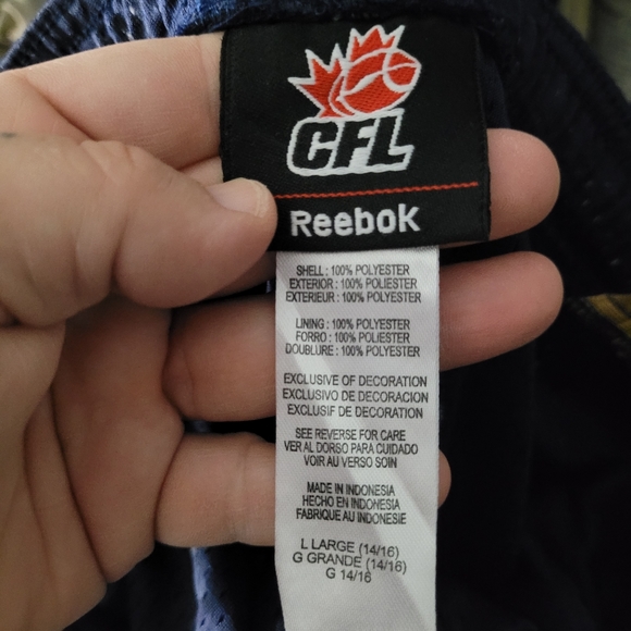 REEBOK | CFL Winnipeg Blue Bombers football shorts - Picture 6 of 7